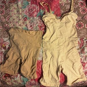 SKIMS Tan Shapewear Set